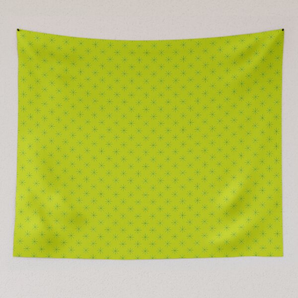 Item preview, Golden Treasury Retro Neon Green Stars designed and sold by the-outfoxed.
