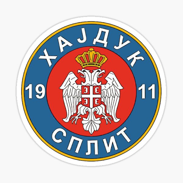 HAJDUK SPLIT Official Heraldry symbol 1911 | Sticker