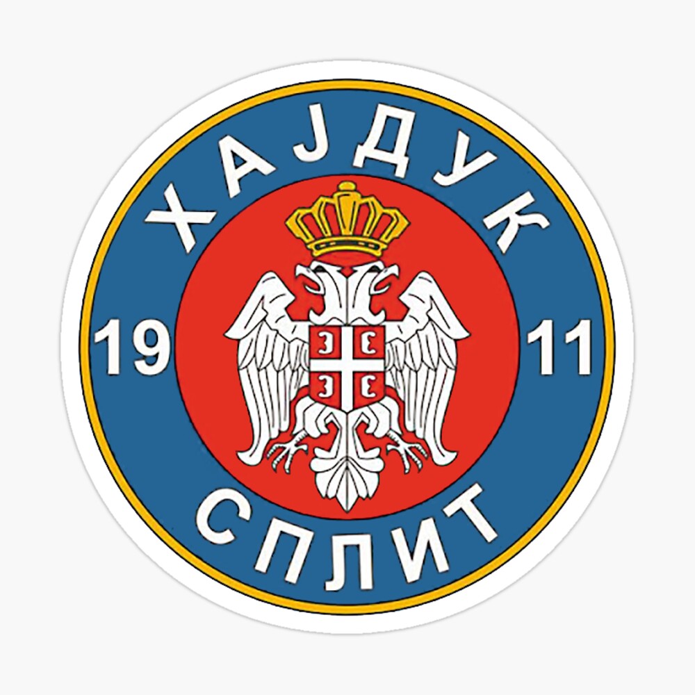 HAJDUK SPLIT Official Heraldry symbol 1911 | Sticker