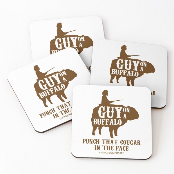 Item preview, Guy on a Buffalo - Possum Possee Funny designed and sold by JanelAmico.