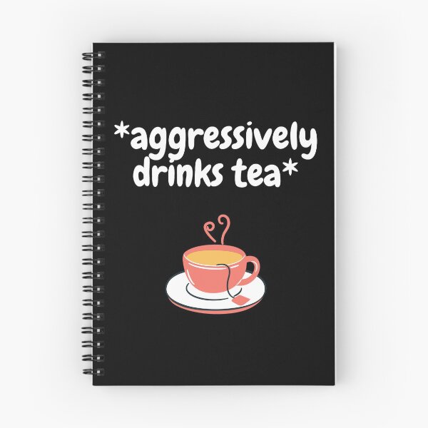 Item preview, Aggressively Drinks Tea In Black designed and sold by LuckyKermit.