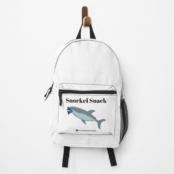 Item preview, Shark Snorkel Snack with Black Font designed and sold by BottomlessDiver.