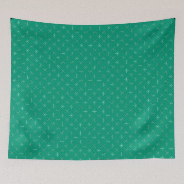 Item preview, Golden Treasury Retro Turquoise Stars designed and sold by the-outfoxed.