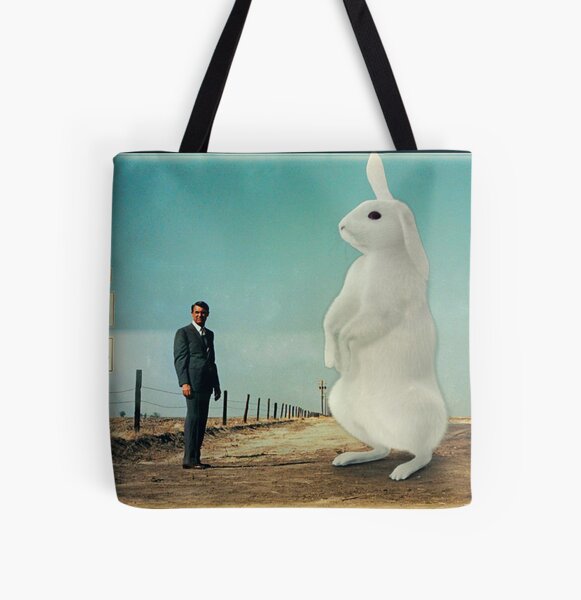 North By The Rabbit All Over Print Tote Bag