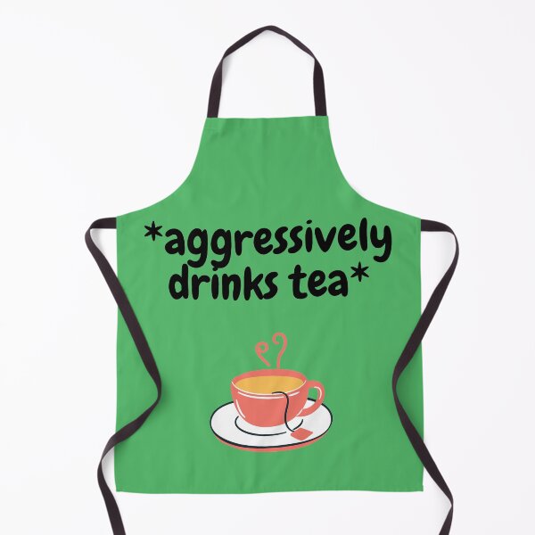 Item preview, Aggressively Drinks Tea In Green designed and sold by LuckyKermit.