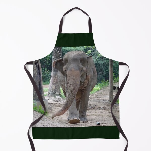 Item preview, Indian elephant taking a stroll in Thailand designed and sold by cuisinecat2.