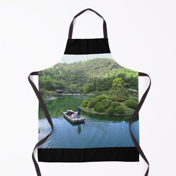 Artikelvorschau, Ein Kahn auf dem See Ritsurin Gardens in Takamatsu, Japan entworfen und verkauft von cuisinecat2.