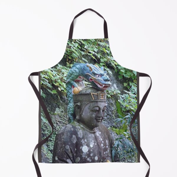 Item preview, King with a dragon on his head outside a shrine in Nagasaki designed and sold by cuisinecat2.