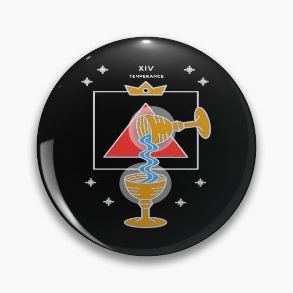 Item preview, Temperance Tarot Card - Major Arcana Color designed and sold by Coder-T.