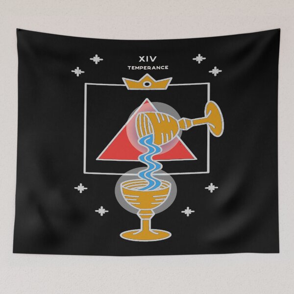 Item preview, Temperance Tarot Card - Major Arcana Color designed and sold by Coder-T.