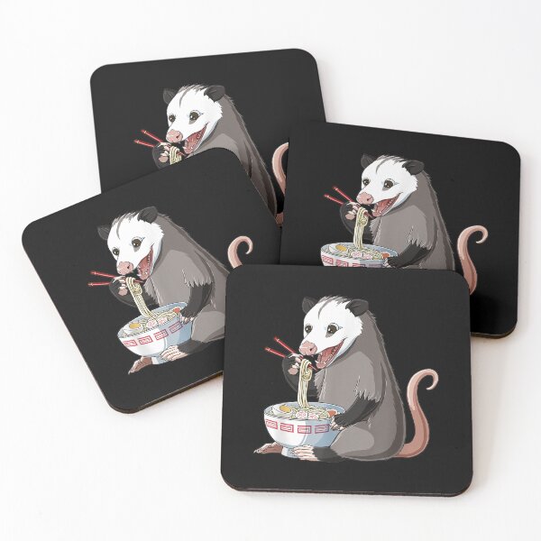 Item preview, Funny Japanese Kawaii Ramen Opossum designed and sold by JanelAmico.