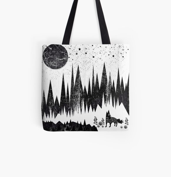 Moonshine All Over Print Tote Bag