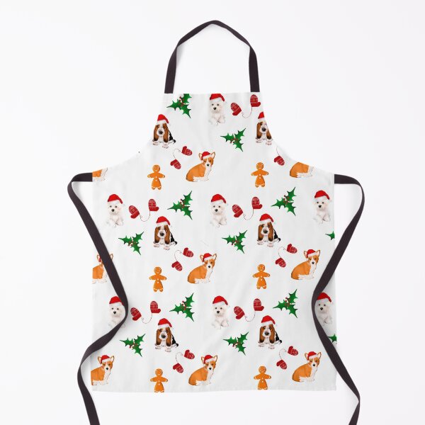 Item preview, Christmas,festive puppies pattern  designed and sold by MariaMarinova.