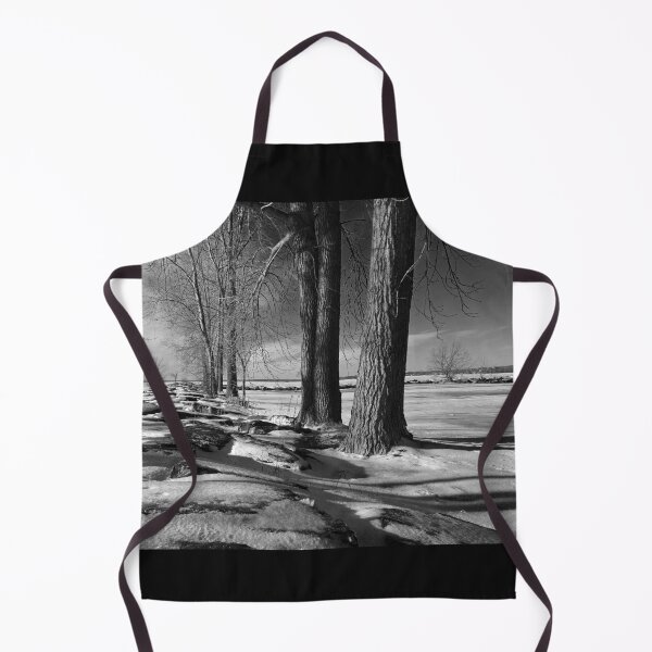 Item preview, Snow covered rocks on a Canadian riverbank designed and sold by cuisinecat2.