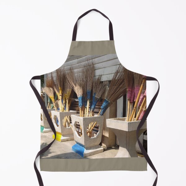 Item preview, broomsticks at a school in thailand designed and sold by cuisinecat2.