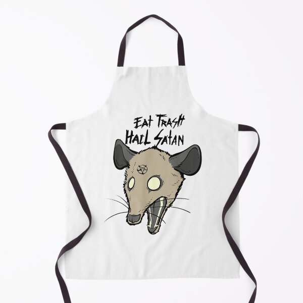Item preview, Eat Trash Hail Satan Funny Occult Possum Satanic Pentagram designed and sold by JanelAmico.