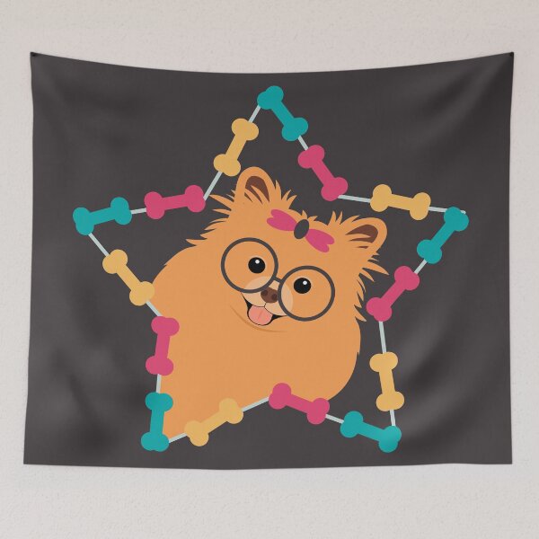 Item preview, Pomeranian Dog Girl designed and sold by Lulupainting.