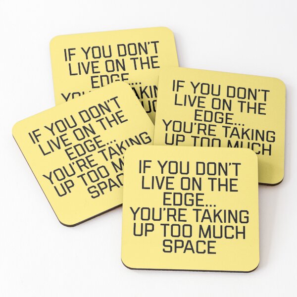 Item preview, If You Don't Live On The Edge, Slalom skiing, mountain skiing gifts, skiing sticker pack, snowboarding sticker pack, winter vacation sticker pack, skiing stickers designed and sold by HomeConscious.