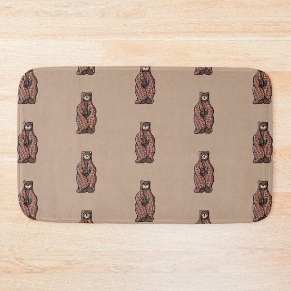 Item preview, Brown Bear in a Blanket with Hot Cocoa and Gingerbread designed and sold by AlmightyClaire.