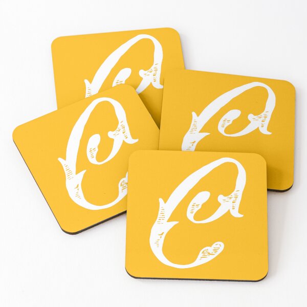 Item preview, Vintage Stylish White Mustard Yellow Monogram C designed and sold by Vintage-TM.