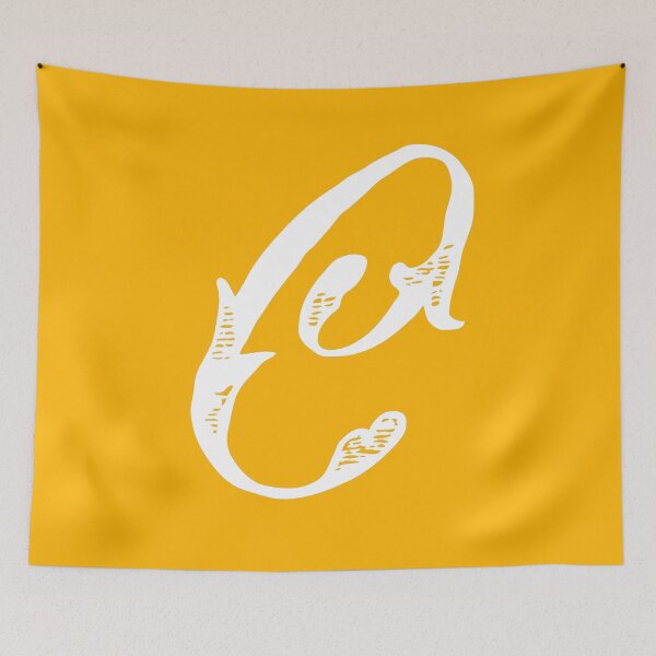 Item preview, Vintage Stylish White Mustard Yellow Monogram C designed and sold by Vintage-TM.
