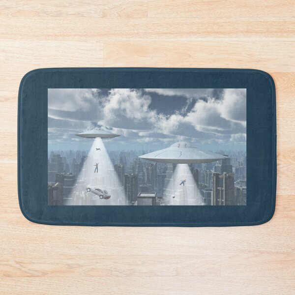 Item preview, Flying saucers over a big city designed and sold by MIRO3D.