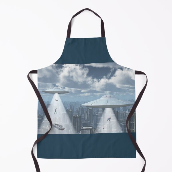 Item preview, Flying saucers over a big city designed and sold by MIRO3D.