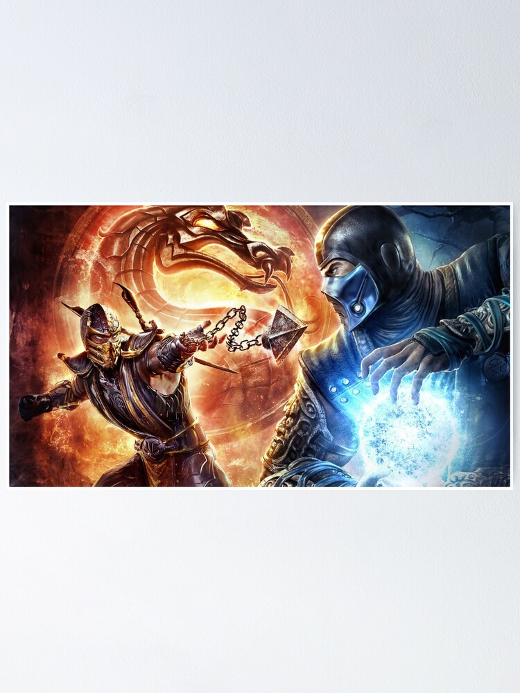 Poster Mortal Kombat - Scorpion, Wall Art, Gifts & Merchandise