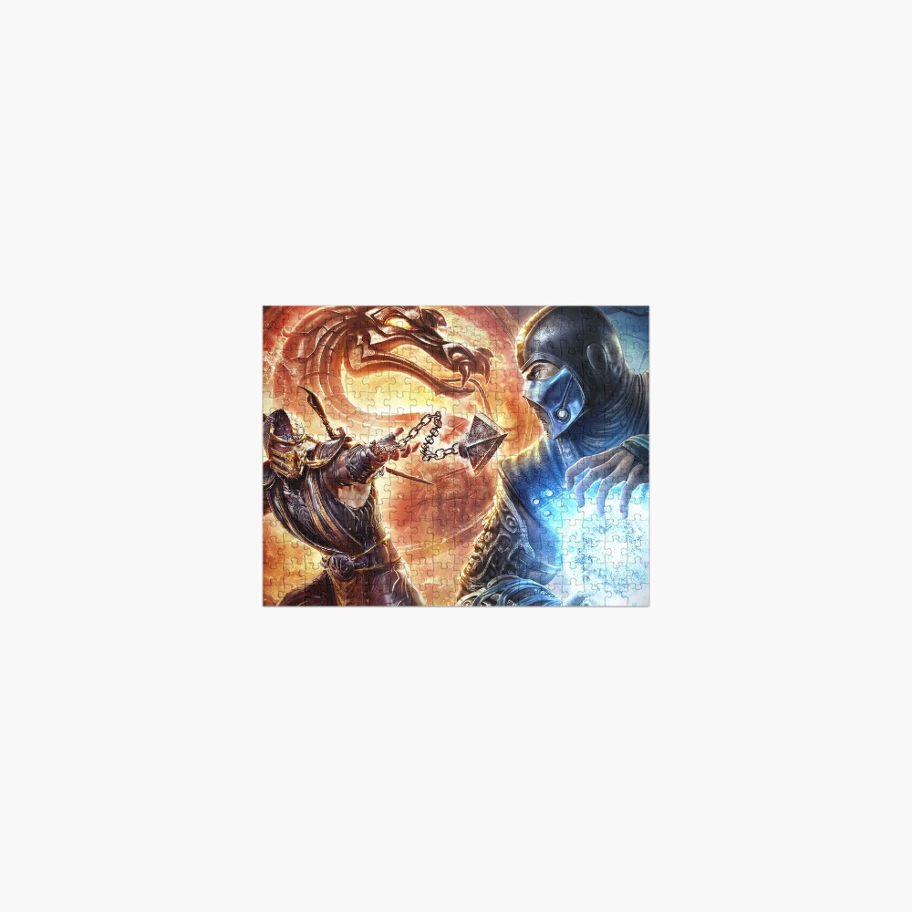 Mortal Kombat Scorpion Sub Zero Jigsaw Puzzle