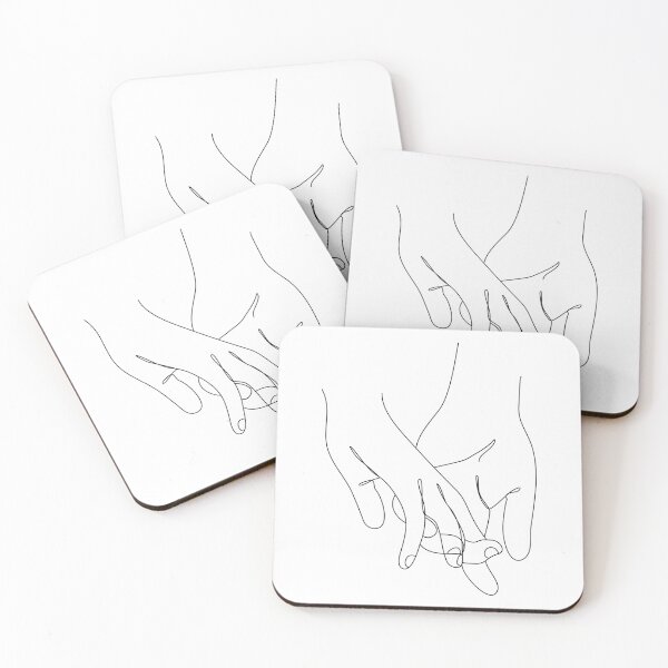 Item preview,  One Line Art Couple Hands designed and sold by Tinteria.