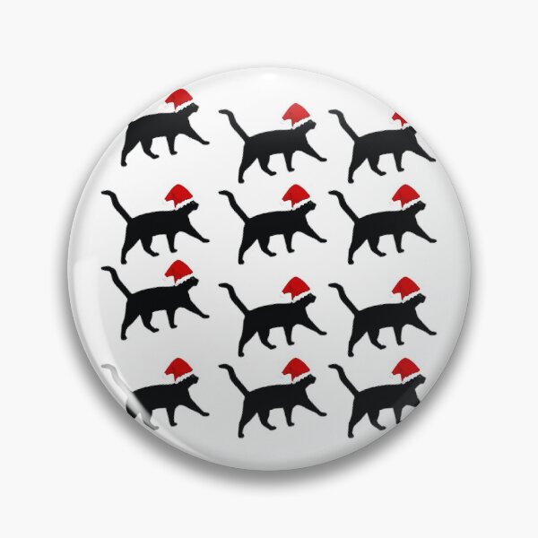 Item preview, Merry CatMask, Christmas mask, Cat Christmas Gifts, Cat in a Christmas hat, Cat Christmas Pattern designed and sold by avit1.