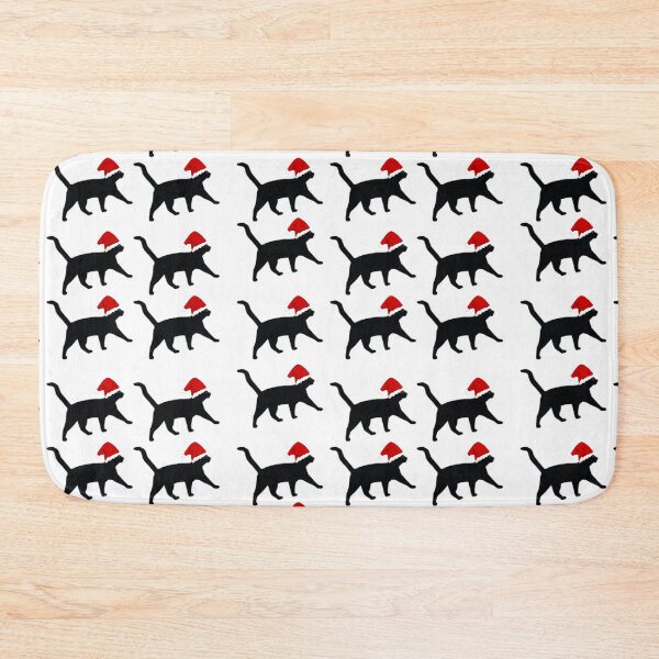 Item preview, Merry CatMask, Christmas mask, Cat Christmas Gifts, Cat in a Christmas hat, Cat Christmas Pattern designed and sold by avit1.