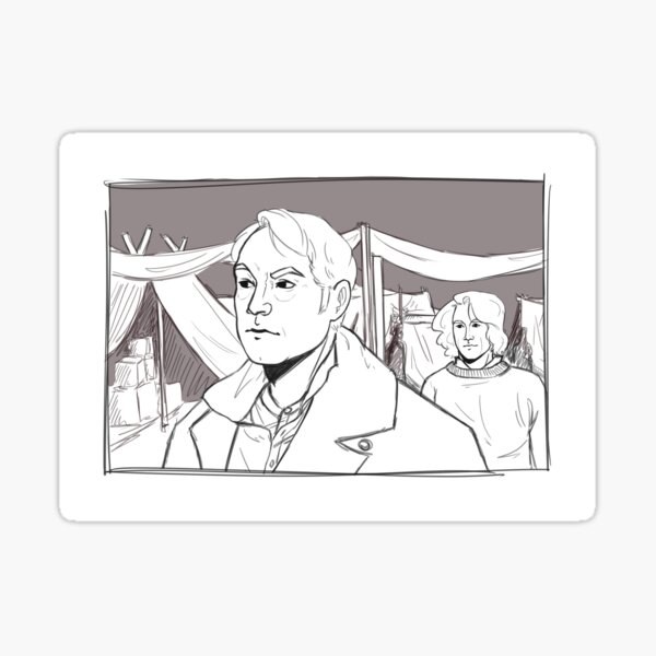 camp clear Sticker
