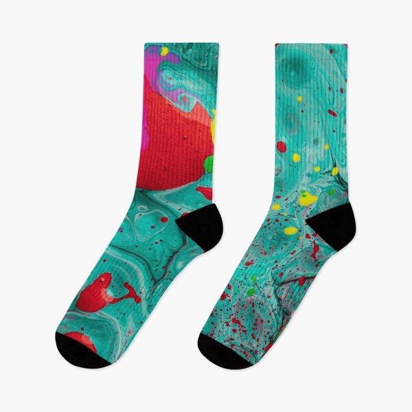 Item preview, Colorful Abstract Gradient Fluid Acrylic Paint designed and sold by Vector Scout Lab.