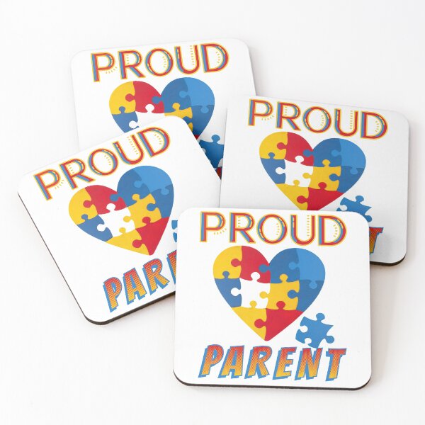 Item preview, Proud parent puzzled heart autism designed and sold by Wheely Relatable .