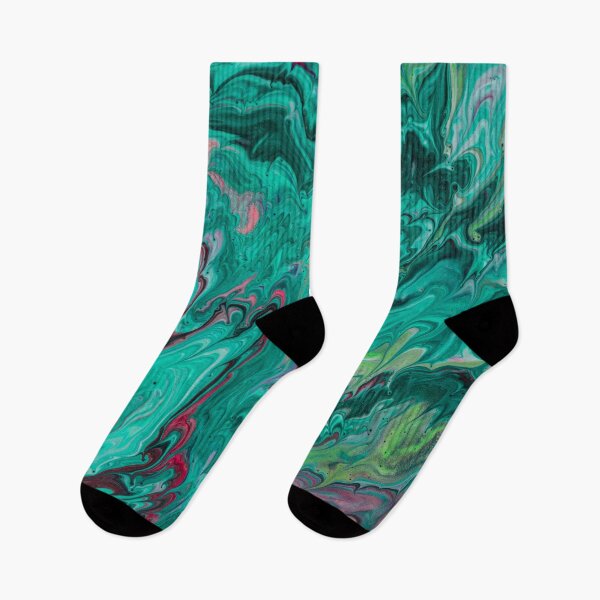 Item preview, Flow Gradient Green Acrylic Paint designed and sold by Vector Scout Lab.