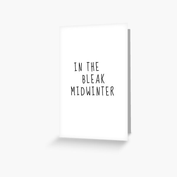 Midwinter Greeting Cards Redbubble