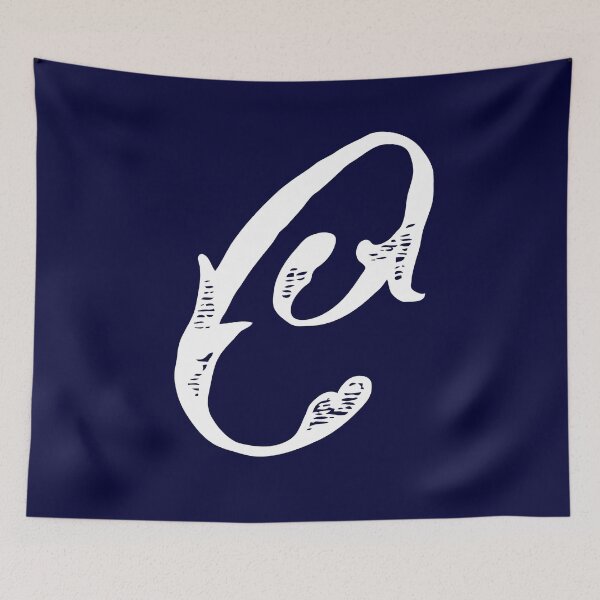 Item preview, Vintage Stylish White Navy Blue Monogram C designed and sold by Vintage-TM.