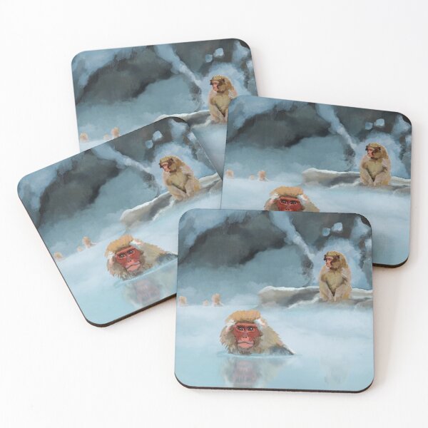 Item preview, The snow monkeys (Warm) designed and sold by movejulie.