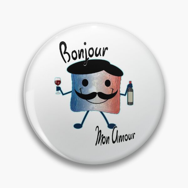 Item preview,  French Toast - Bonjour Mon Amour designed and sold by MoonsmileProd.