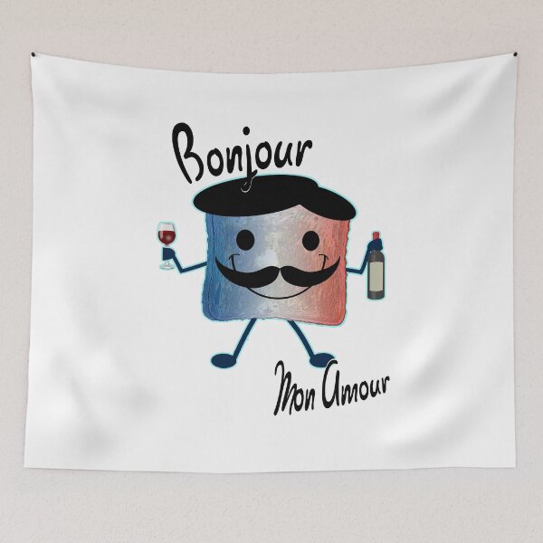 Item preview,  French Toast - Bonjour Mon Amour designed and sold by MoonsmileProd.