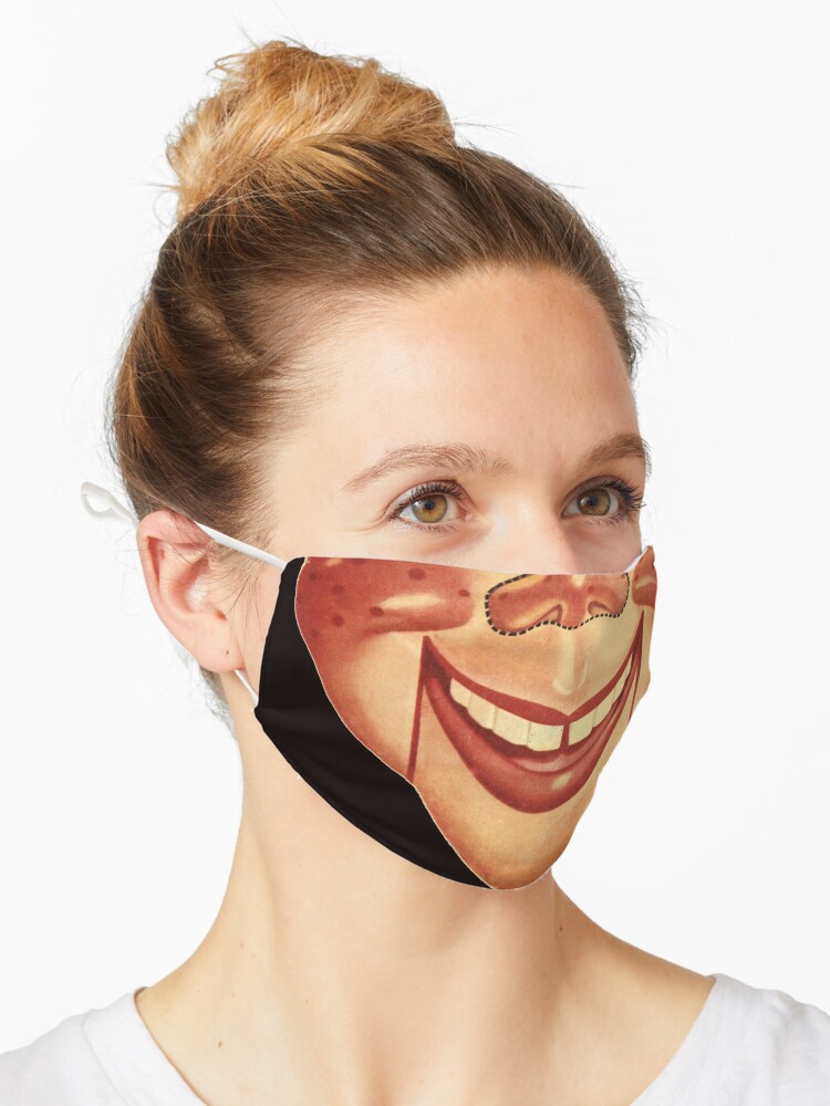 Masque for Sale avec l'œuvre « Masque de marionnette ventriloque » de  l'artiste enigmaticone