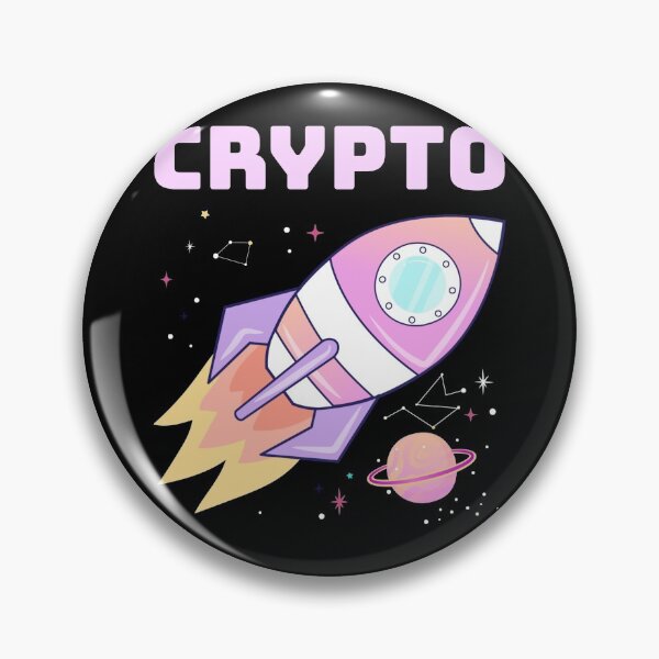 Item preview, Crypto - Pink Rocket Ship designed and sold by SDPayments.