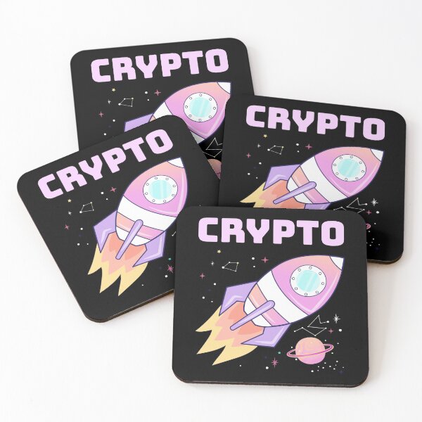 Item preview, Crypto - Pink Rocket Ship designed and sold by SDPayments.