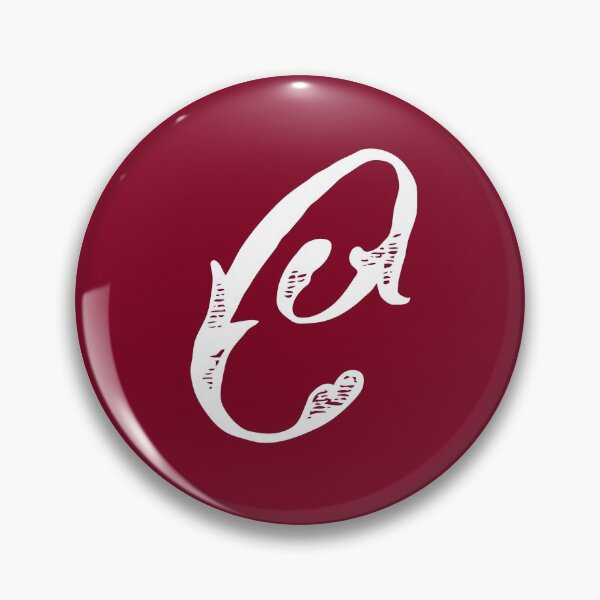 Item preview, Vintage Stylish White Burgundy Red Monogram Letter C designed and sold by Vintage-TM.