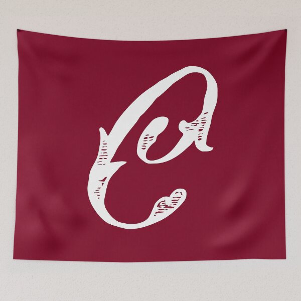 Item preview, Vintage Stylish White Burgundy Red Monogram Letter C designed and sold by Vintage-TM.