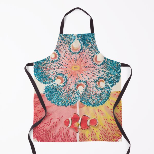 Item preview, Great Barrier Reef Sea Anemones and Clownfish Vintage Illustration designed and sold by VintageArchive.