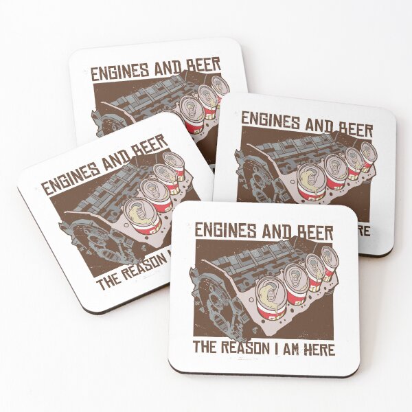 Item preview, Engines and Beer designed and sold by Tender Flower Clothing.