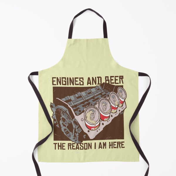 Item preview, Engines and Beer designed and sold by Tender Flower Clothing.
