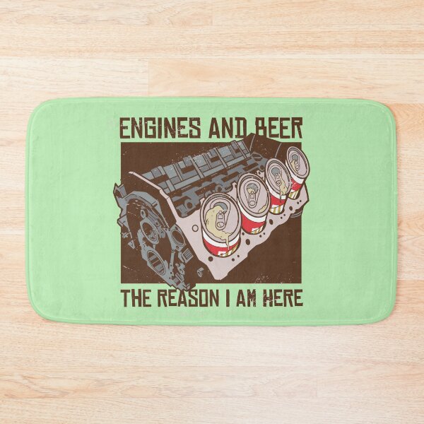 Item preview, Engines and Beer designed and sold by Tender Flower Clothing.
